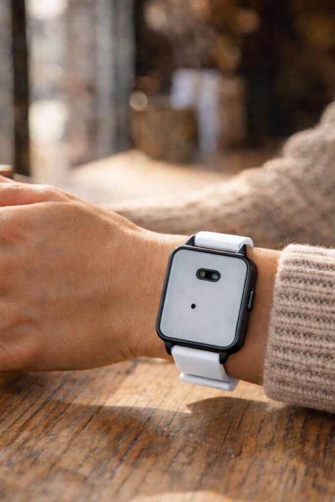 armband getragen weiß