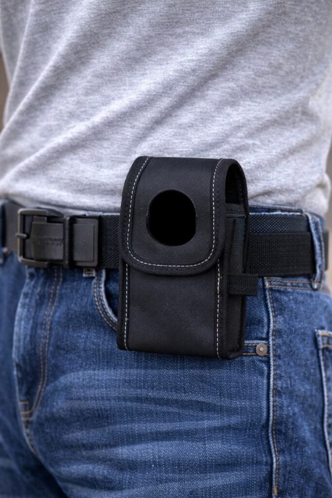 güteltasche getragen