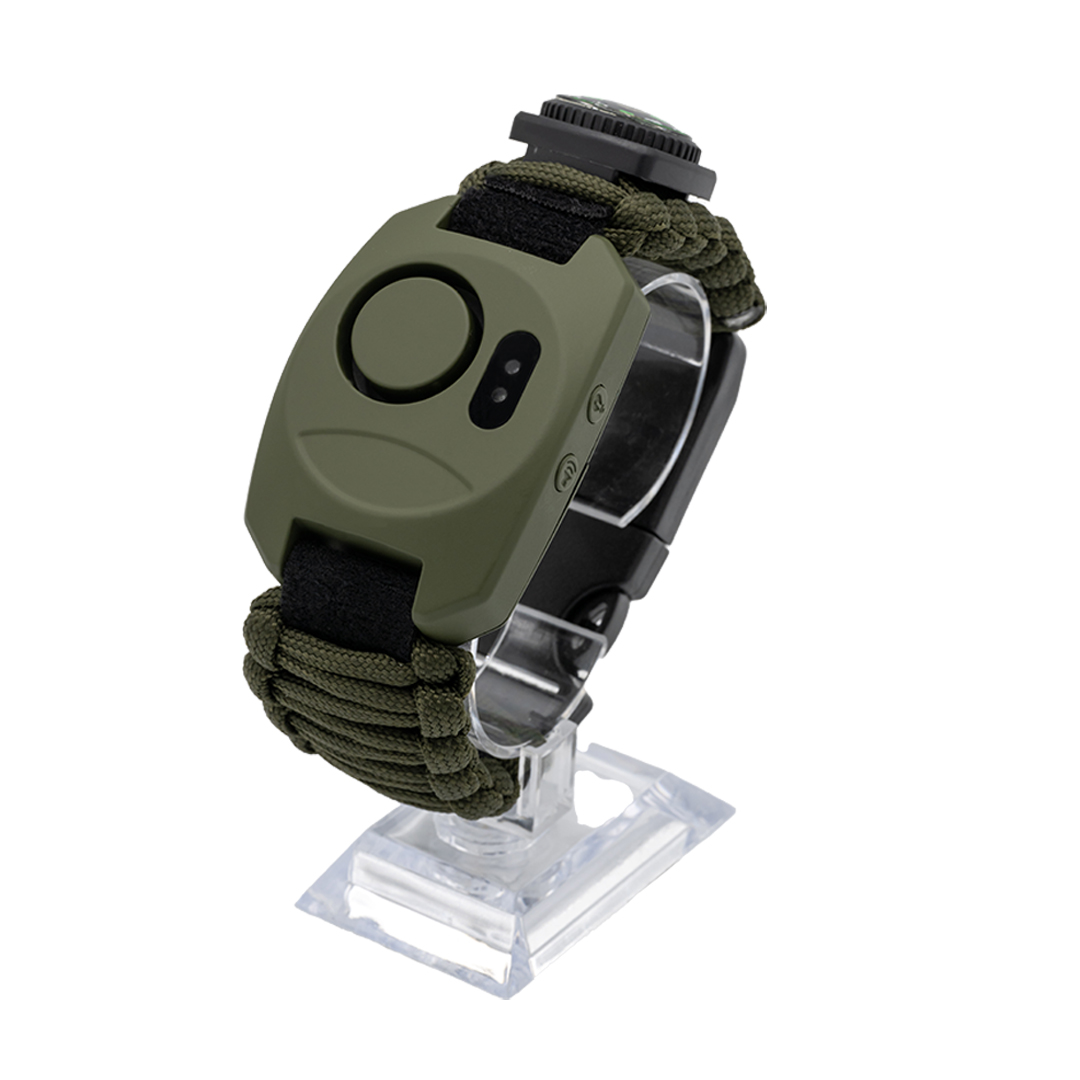 Survival Bracelet 8 in 1 green - Alarmbands